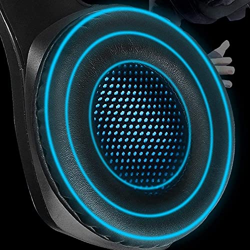 Gaming-Kopfhörer, tiefer Bass, Stereo-Headset, kabelgebundene Hintergrundbeleuchtung, Mikrofon für Gamer, PC, Laptop/378 Bild 6
