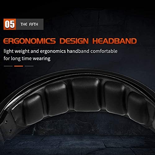 High-End-USB-PS4-Headset, 7.1 Surround-Sound, PC-Gaming-Headset mit Kabel und Geräuschunterdrückung, Mikrofon, Kopfhörer für Laptops, Computer, mit RGB-Licht/347 (Farbe: C) Bild 3