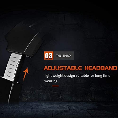 High-End-USB-PS4-Headset, 7.1 Surround-Sound, PC-Gaming-Headset mit Kabel und Geräuschunterdrückung, Mikrofon, Kopfhörer für Laptops, Computer, mit RGB-Licht/347 (Farbe: C) Bild 5