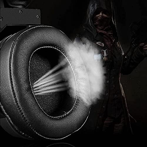 Kabelgebundenes Gaming-Headset, Computer-Kopfhörer mit Mikrofon/Mikrofon, Geräuschunterdrückung, Headset mit Geräuschunterdrückung, kompatibel mit PC, Schwarz / 373 Bild 3