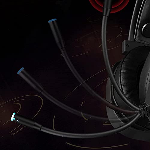 Kabelgebundenes Gaming-Headset, Computer-Kopfhörer mit Mikrofon/Mikrofon, Geräuschunterdrückung, Headset mit Geräuschunterdrückung, kompatibel mit PC, Schwarz / 373 Bild 5