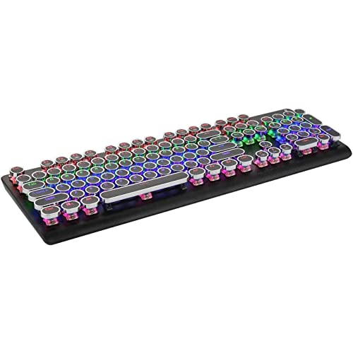 Gaming-Tastatur und -Maus, kabelgebunden, mechanische Gaming-Tastatur, 104 Tasten, Anti-Ghosting-LED-Hintergrundbeleuchtung für Gamer, Laptop, Computer/369 Bild 2