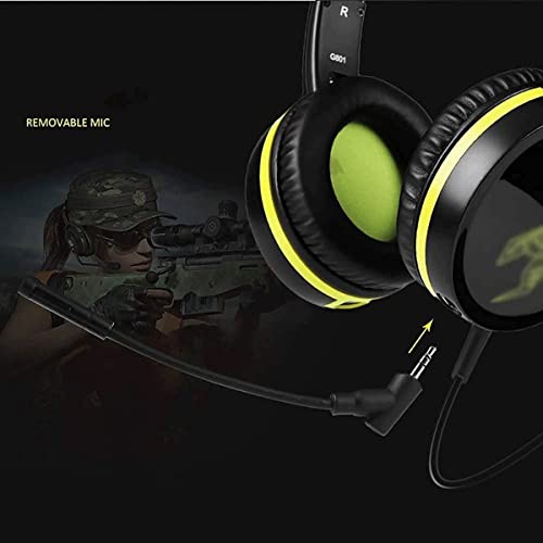 Gaming-Headset mit Mikrofon, 7.1 Surround-Sound, Gaming-Headset, abnehmbares Mikrofon mit Geräuschunterdrückung, faltbar, 40 mm Sound-Einheit, 4D-Surround-Sound/372 Bild 4