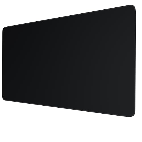 Titanwolf - XXXL Übergröße Mauspad 900x500mm - Gaming Mousepad Groß - 90x50 cm Tischunterlage Large Size - verbessert Präzision und Geschwindigkeit XXXL - für Logitech Maus und Tastatur - Schwarz Bild 1