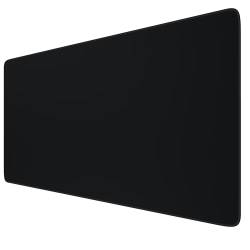 Titanwolf - XXXL Übergröße Mauspad 1000x500mm - Gaming Mousepad Groß - 100x50 cm Tischunterlage Large Size - verbessert Präzision und Geschwindigkeit XXXL - für Logitech Maus und Tastatur Schwarz Bild 1