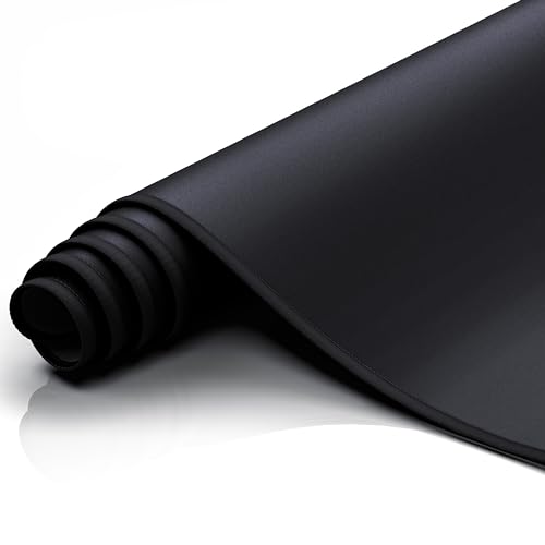 Titanwolf - XXXL Übergröße Mauspad 1000x500mm - Gaming Mousepad Groß - 100x50 cm Tischunterlage Large Size - verbessert Präzision und Geschwindigkeit XXXL - für Logitech Maus und Tastatur Schwarz Bild 5