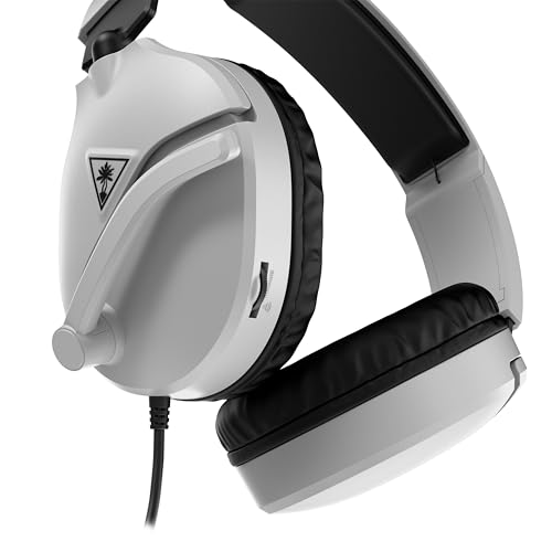 Turtle Beach Recon 70 Konsole Weiß PlayStation Universell Einsetzbares Gaming-Headset for PS5, PS4, Xbox Series X|S, Xbox One, PC and Mobile Bild 5