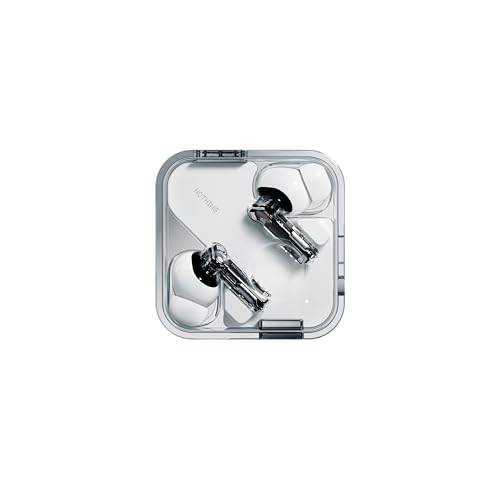 Nothing Ear kopfhörer kabellos Bluetooth mit Hi-Res-Audio, Aktive Geräuschunterdrückung, Fortgeschrittener Equalizer, und bis zu 40,5 Stunden Wiedergabezeit - Weiß Bild 4
