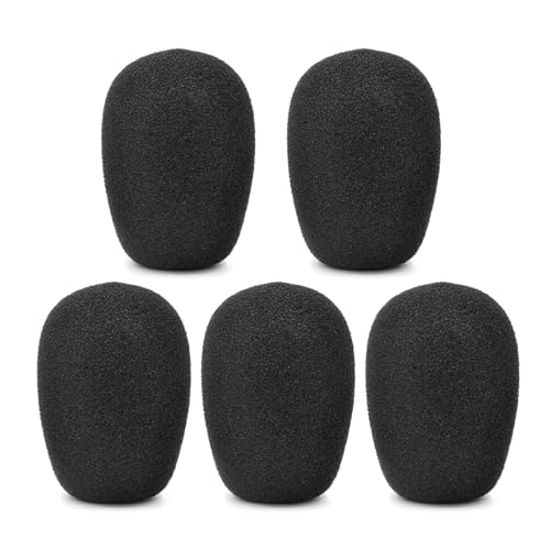5 Stück langlebige Mikrofon-Filterabdeckung für BlackShark V2 Pro Headset-Mikrofone, Schaumstoff, professioneller Mikrofon-Windschutzscheiben-Windschutz Bild 1