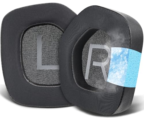 SOULWIT Kühlgel Ersatzpolster Ersatz Ohrpolster für Alienware AW988 (AW 988) Kabelloses Gaming-Headset, Polster mit Geräuschisolierungsschaum Bild 1