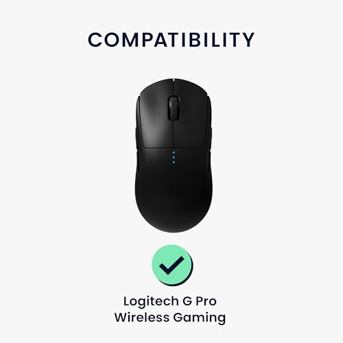 kwmobile Mouse Feet Sticker kompatibel mit Logitech G Pro Wireless Gaming Ersatz Glider - Mausfüße passgenau - Maus Glides in Schwarz Bild 2