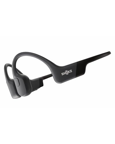 SHOKZ OpenRun Knochenschall Kopfhörer, Open-Ear Sport Bluetooth Kopfhörer mit Noise-Cancelling Mikrofon, IP67 wasserdichte kabellose Ohrhörer zum Laufen, 8 Std Spielzeit, USB-C, mit Sport-Stirnband Bild 1