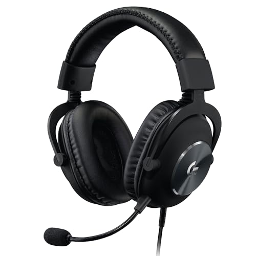 Logitech G Pro X SE kabelgebundenes Gaming-Headset mit Mikrofon: Abnehmbares Mikrofon, DTS Headphone 7.1, für PC, Xbox One, Xbox Series X|S, PS5, PS4, inkl. USB-DAC – Schwarz Bild 1