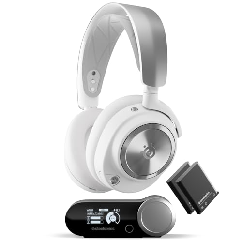 SteelSeries Arctis Nova Pro Wireless - Multi-System Gaming Headset (PC, PS5, Switch + Bluetooth) - Hi-Fi-Treiber - Infinity Power System mit 2 Akkus - Active Noise Cancellation - ClearCast Gen2 Mikro Bild 1