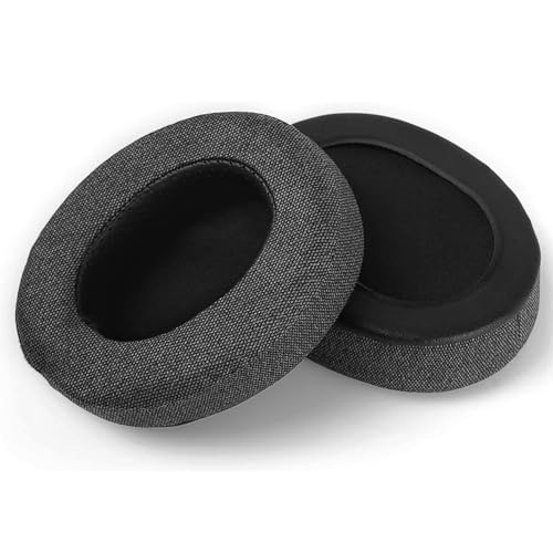 Ersatz Ohrpolster Kissen Kompatibel mit HyperX Cloud 1/2/3/Pro/Core/Alpha/Alpha S/Flight/Stinger/Mix/CloudX/CloudX Chat Kopfhörer Headset Ohrpolster mit atmungsaktivem Stoff. Bild 1