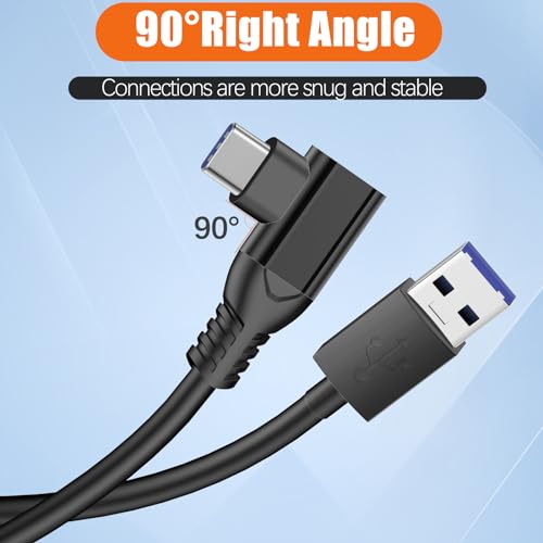5M Link Kabel,für Samsung Galaxy VR/Meta/Oculus Quest3/Quest2/Pro PICO 4 PC Steam VR,High Speed PC Datenübertragung Virtual Reality Headset Kabel,USB 3.0 zu USB C Kabel für VR Headset und Gaming PC Bild 4