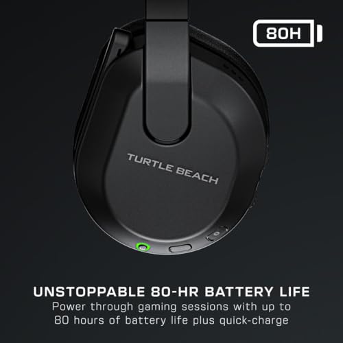 Turtle Beach Stealth 600 PlayStation Kabelloses Gaming Headset w/ 80hr Stunden, 50mm Lautsprecher und Bluetooth für PS5, PS4, PC and Mobile, Schwarz Bild 3