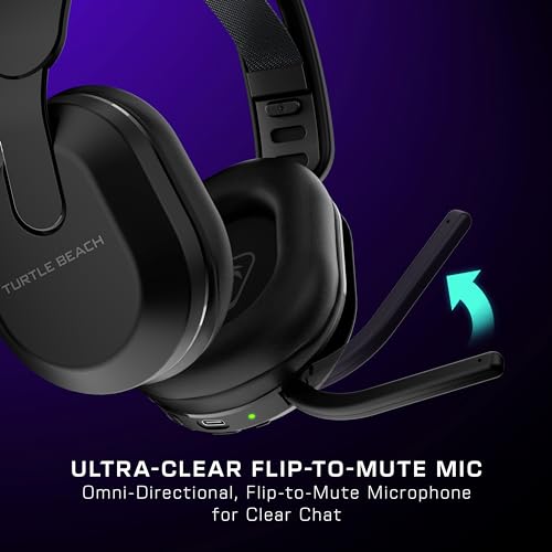 Turtle Beach Stealth 500 Schwarz Playstation Kabelloses Gaming Headset w/ 40hr Stunden und Bluetooth für PS5, PS4, PC Bild 3