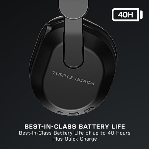 Turtle Beach Stealth 500 Schwarz Playstation Kabelloses Gaming Headset w/ 40hr Stunden und Bluetooth für PS5, PS4, PC Bild 4