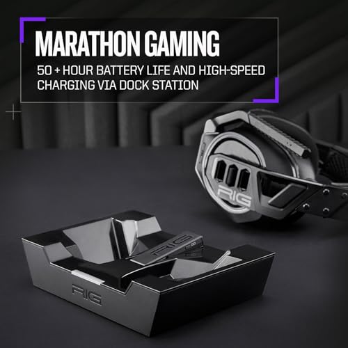 Rig 900 MAX Wireless Bluetooth Gaming Headset für Xbox, PlayStation, Nintendo Switch und PC; Ladestation; bis zu 60 Stunden Akkulaufzeit; Dolby Atmos Audio 3D, 10-1647-01 Bild 5