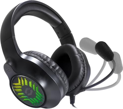 Speedlink Tyron - RGB Gaming Headset mit Mikrofon für PC PS4/PS5/ Xbox Series X/S/Switch, RGB Beleuchtung, mit Kabel 3,5mm Klinke, Y-Adapter, schwarz Bild 3