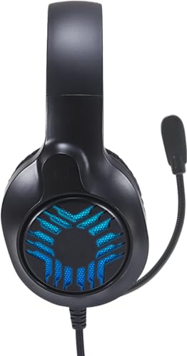 Speedlink Tyron - RGB Gaming Headset mit Mikrofon für PC PS4/PS5/ Xbox Series X/S/Switch, RGB Beleuchtung, mit Kabel 3,5mm Klinke, Y-Adapter, schwarz Bild 4