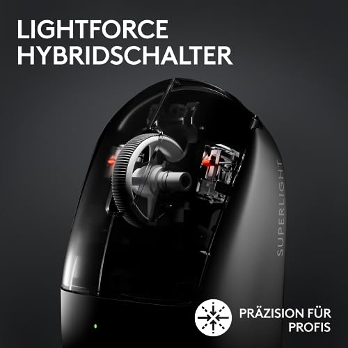 Logitech G PRO X 60 Lightspeed kabellose Gaming-Tastatur, Ultra-kompakte mechanische 60%-TKL-Tastatur für PC (QWERTZ DE) + PRO X Superlight 2 Lightspeed Kabellose Gaming-Maus - Schwarz Bild 3