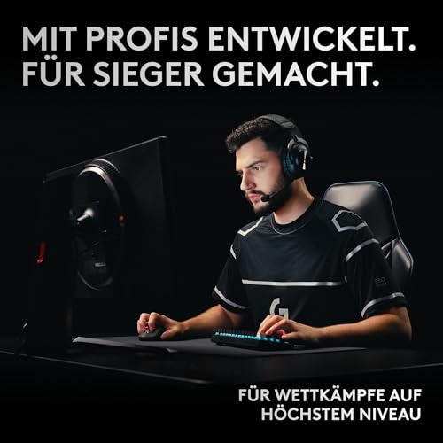 Logitech G PRO X 60 Lightspeed kabellose Gaming-Tastatur, Ultra-kompakte mechanische 60%-TKL-Tastatur für PC (QWERTZ DE) + PRO X 2 Lightspeed Wireless Gaming Headset - Weiß Bild 2