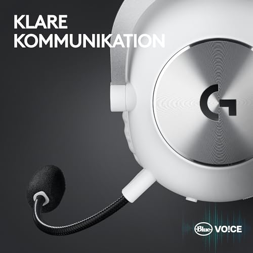 Logitech G PRO X 60 Lightspeed kabellose Gaming-Tastatur, Ultra-kompakte mechanische 60%-TKL-Tastatur für PC (QWERTZ DE) + PRO X 2 Lightspeed Wireless Gaming Headset - Weiß Bild 7