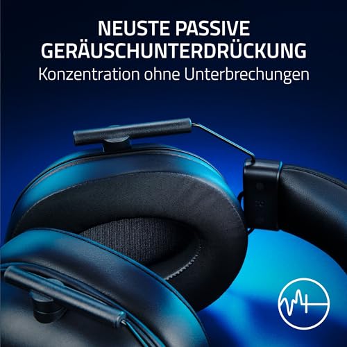 Razer BlackShark V2 X (Playstation) - Kabelgebundenes E-Sport Headset für Playstation Konsole (250g, Nierenmikrofon, 50mm Treiber, Passive Geräuschunterdrückung, 3,5mm Anschluss) Schwarz Bild 4