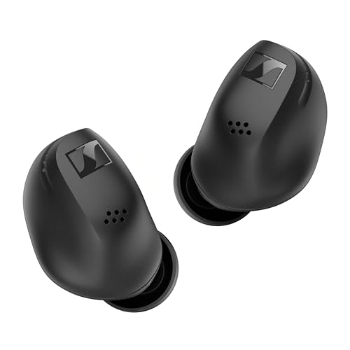 Sennheiser ACCENTUM True Wireless Ohrhörer – kristallklarer Sound mit Hybrid ANC, ergonomisches Design, 28 Std. Akkulaufzeit, Touch-Interface und Zwei-Mikrofon-System für Telefonate – Schwarz Bild 2