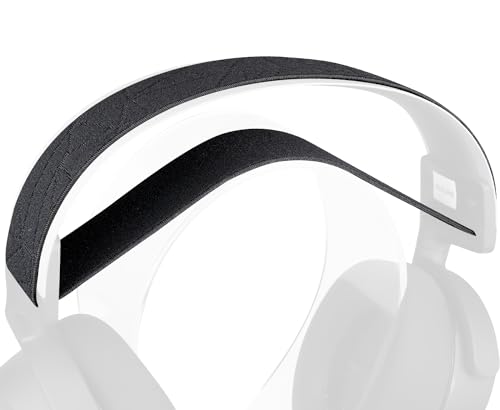 SOULWIT Flexibler Stoff Ersatz Kopfband Headband für SteelSeries Arctis 7/7+/7X/7P/7P+/9/9X/Pro/Prime Gaming Headset, Kopfhörer-Ersatzband, Stirnband Kopfpolster Reparaturteil Bild 1