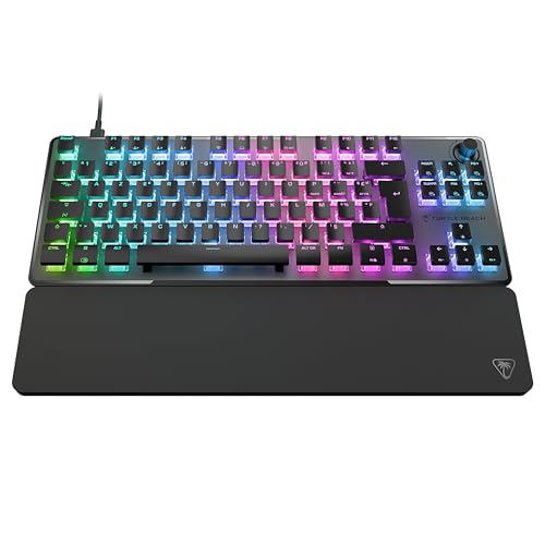 Turtle Beach Vulcan II TKL Pro - Magnetisch-mechanische RGB-Gaming-Tastatur, Analoge Halleffekt-Schalter, Medientasten, Handballenauflage, Aluminium-Abdeckplatte Bild 1