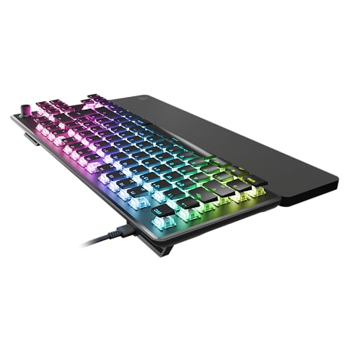 Turtle Beach Vulcan II TKL Pro - Magnetisch-mechanische RGB-Gaming-Tastatur, Analoge Halleffekt-Schalter, Medientasten, Handballenauflage, Aluminium-Abdeckplatte Bild 2