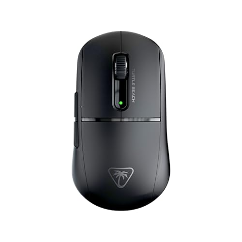 Turtle Beach Burst II Air – Kabellose 2,4-GHz-Gaming-Maus: ultraleichte 47 g, Optical Switches, symmetrisch, optischer Sensor, 26k DPI, Bluetooth, bis zu 120h Akkulaufzeit - Schwarz Bild 1