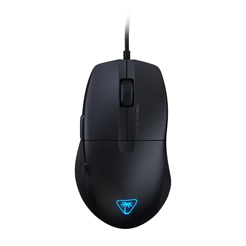 Turtle Beach Pure SEL – Ultraleichte, ergonomische RGB-Gaming-Maus, optischer 8K DPI-Sensor, mechanische Schalter, PTFE-Gleitelemente, RGB-Beleuchtung - Schwarz Bild 1