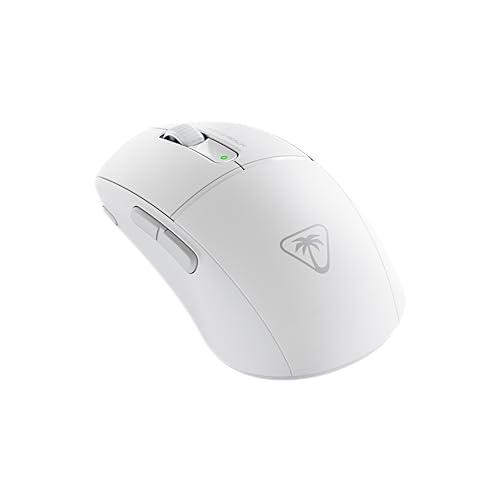 Turtle Beach Burst II Air – Kabellose 2,4-GHz-Gaming-Maus: ultraleichte 47 g, Optical Switches, symmetrisch, optischer Sensor, 26k DPI, Bluetooth, bis zu 120h Akkulaufzeit - Weiß Bild 2