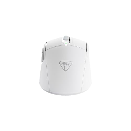 Turtle Beach Burst II Air – Kabellose 2,4-GHz-Gaming-Maus: ultraleichte 47 g, Optical Switches, symmetrisch, optischer Sensor, 26k DPI, Bluetooth, bis zu 120h Akkulaufzeit - Weiß Bild 4