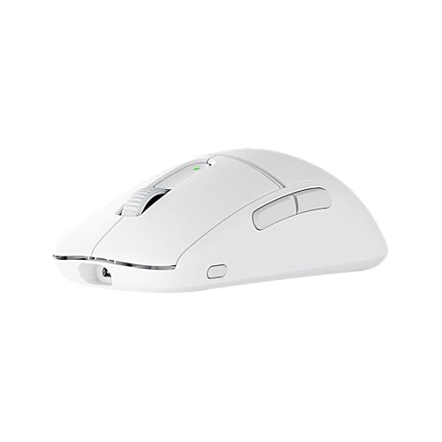 Turtle Beach Burst II Air – Kabellose 2,4-GHz-Gaming-Maus: ultraleichte 47 g, Optical Switches, symmetrisch, optischer Sensor, 26k DPI, Bluetooth, bis zu 120h Akkulaufzeit - Weiß Bild 5