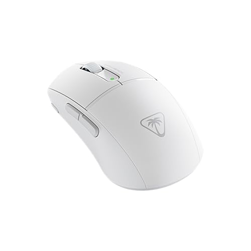 Turtle Beach Burst II Air – Kabellose 2,4-GHz-Gaming-Maus: ultraleichte 47 g, Optical Switches, symmetrisch, optischer Sensor, 26k DPI, Bluetooth, bis zu 120h Akkulaufzeit - Weiß Bild 6