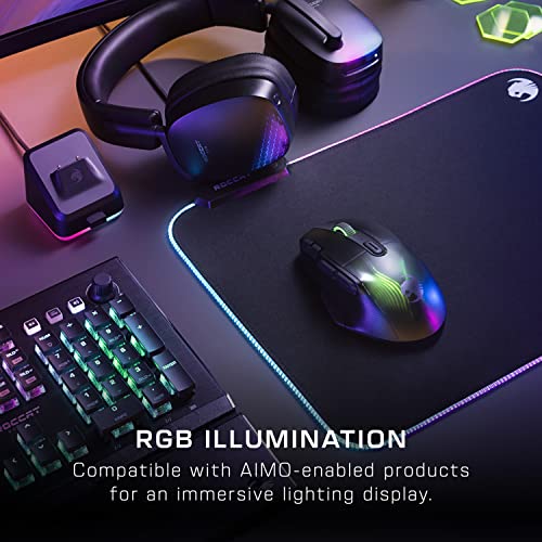 Turtle Beach Kone XP Air – Kabellose, anpassbare und ergonomische RGB-Gaming-Maus, Bluetooth, optischer Sensor 19K DPI, bis zu 100-Stunden-Akku und Ladestation - Schwarz Bild 7