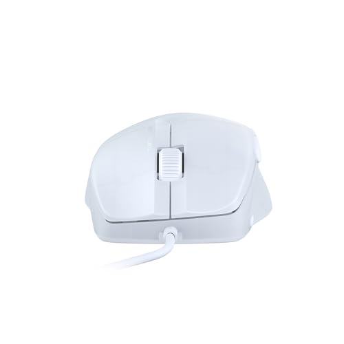 Turtle Beach Pure SEL – Ultraleichte, ergonomische RGB-Gaming-Maus, optischer 8K DPI-Sensor, mechanische Schalter, PTFE-Gleitelemente, RGB-Beleuchtung - Weiß Bild 5