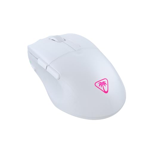 Turtle Beach Pure Air – Ultraleichte, kabellose und ergonomische RGB-Gaming-Maus, optischer Sensor mit 26.000 DPI, 125h Akkulaufzeit - Weiß Bild 4
