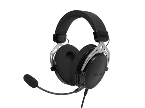 GENESIS Toron 531 Gaming Headset – Over-Ear Kopfhörer mit 50 mm Treibern, abnehmbares Mikrofon, 3,5 mm Klinke, geschlossene Bauweise, Lautstärkeregler am Kabel, kompatibel mit PC und Spielkonsole Bild 1
