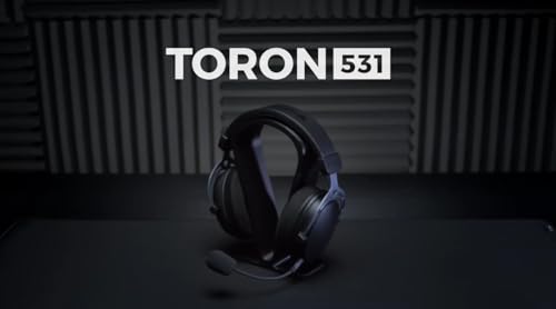 GENESIS Toron 531 Gaming Headset – Over-Ear Kopfhörer mit 50 mm Treibern, abnehmbares Mikrofon, 3,5 mm Klinke, geschlossene Bauweise, Lautstärkeregler am Kabel, kompatibel mit PC und Spielkonsole Bild 5