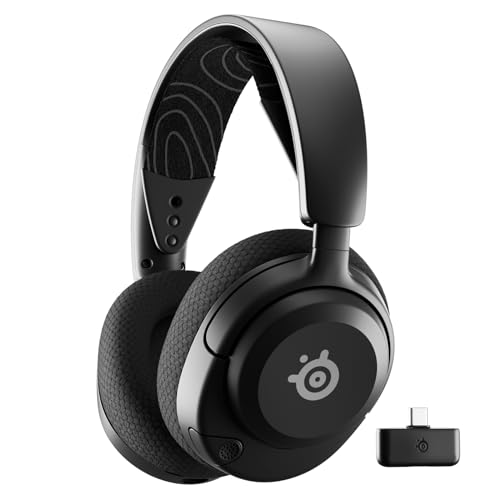 SteelSeries Arctis Nova 5 Wireless - Gaming Headset- Multi-System -PC,PS5 - Magnetische Neodym-Treiber -Über 100 Audio Presets - 60H Akkulaufzeit - 2,4 GHz oder BT-ClearCast Gen2.X-Mik Bild 1