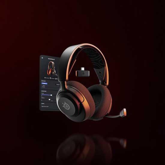 SteelSeries Arctis Nova 5 Wireless - Gaming Headset- Multi-System -PC,PS5 - Magnetische Neodym-Treiber -Über 100 Audio Presets - 60H Akkulaufzeit - 2,4 GHz oder BT-ClearCast Gen2.X-Mik Bild 2