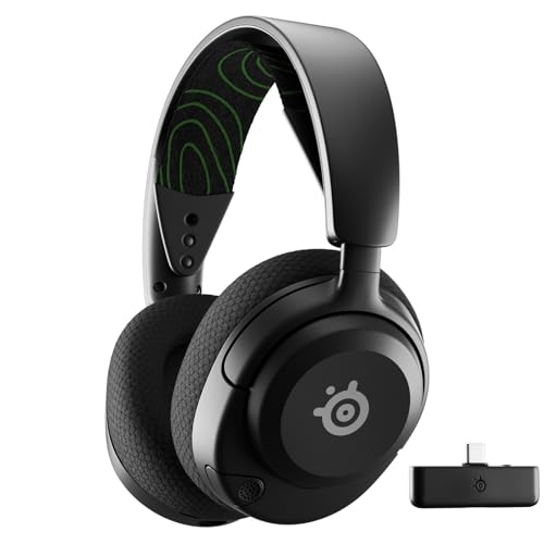 SteelSeries Arctis Nova 5X Wireless Xbox Gaming Headset– Für Xbox, PS, PC, Handy – Magnetische Neodym-Treiber – 100+ Audio Presets – 60 H Akkulaufzeit – 2,4 GHz / BT – ClearCast Gen2.X Mik Bild 1