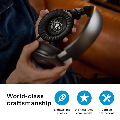 Sennheiser HD 620S geschlossene Kopfhörer - audiophiler Stereo Sound mit lautsprecherähnlichem Raumgefühl und optimiertem Surround für immersiven Klang - mit Kabel, schwarz Bild 5