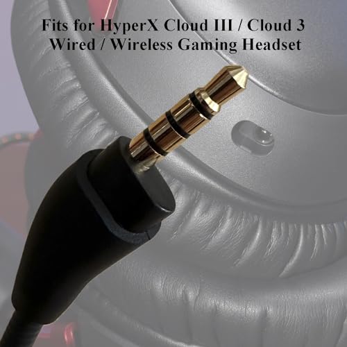 Ersatz-Mikrofon passend für kabelgebundenes und kabelloses HyperX Cloud 3 III Gaming-Headset, abnehmbares geräuschunterdrückendes kristallklares Sound-Spielmikrofon Bild 2